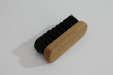 Handbürste 12 cm, geölt / Ziegenhaar schwarz